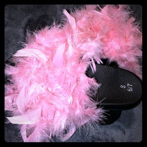 Feathered Sandals